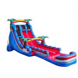 20' Baja Dual Extended Lane Waterslide